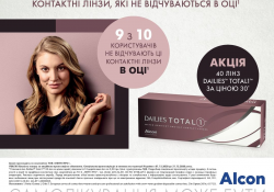 Акція на лінзи DAILIES Total 1