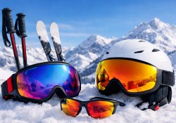 Сонцезахисні окуляри та маски для занять лижним спортом