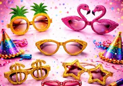 Карнавальні окуляри: яскравий аксесуар для свят, Нового року та чудового настрою.