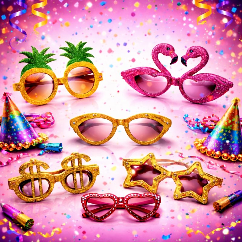 Карнавальні окуляри: яскравий аксесуар для свят, Нового року та чудового настрою.