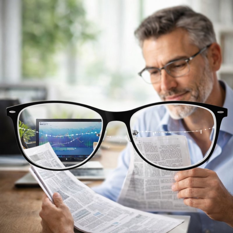 Користь прогресивних окулярів — комфортний зір разом із БрендОптик