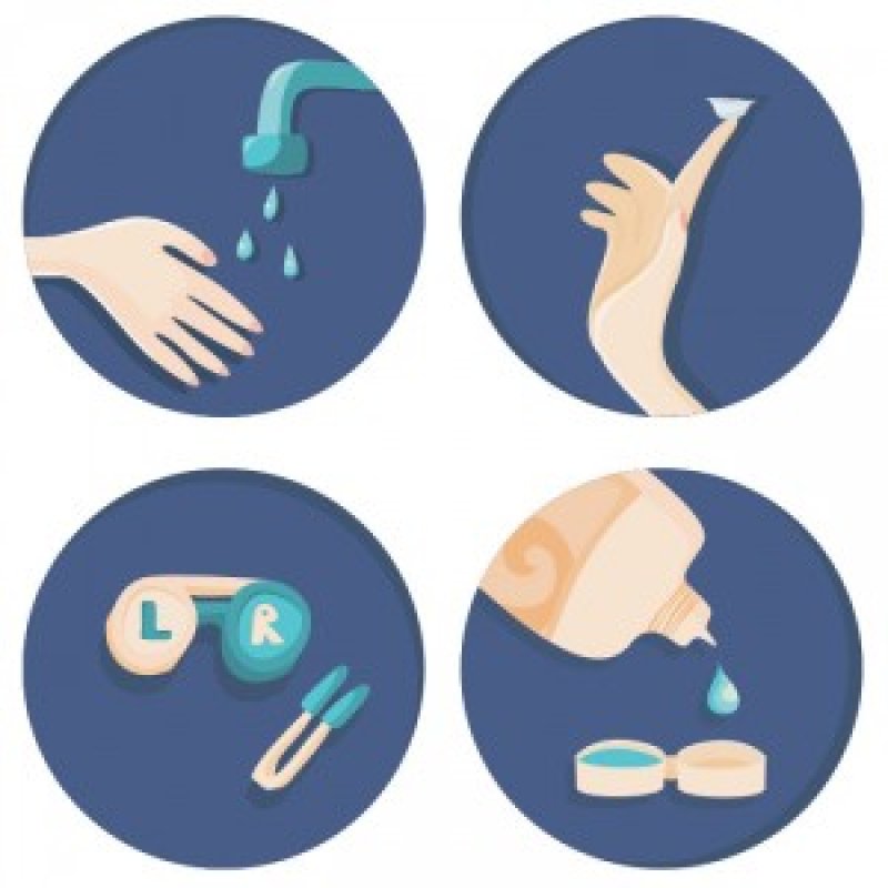 Основні правила носіння та догляду за контактними лінзами