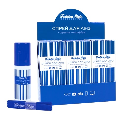 Очищувальний спрей з серветкою із мікрофібри. 60ml